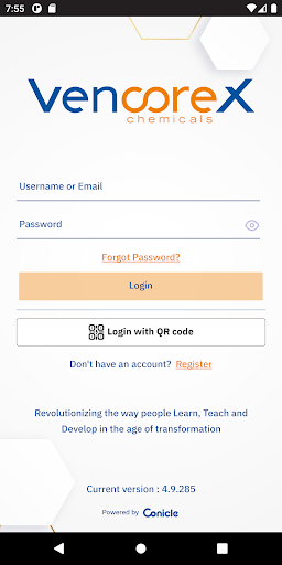 Android application VUP-Vencorex UP ModernLearning screenshort