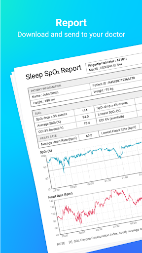 View Tracker (Oximeter) Screen 3