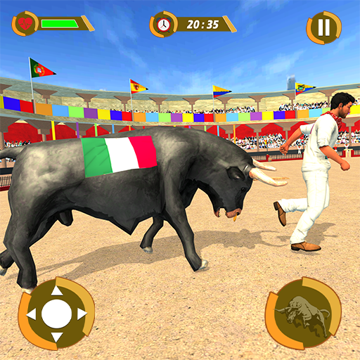 Bull Fight Game - Bull Games logo