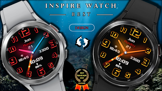 Inspire X Analog Watch Face APK For Android 4