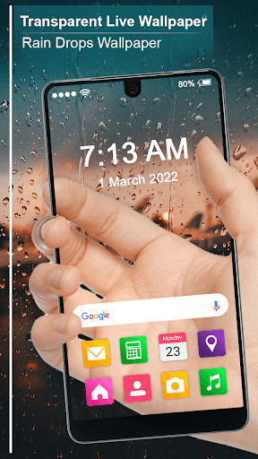 Transparent Live Wallpaper Screenshot