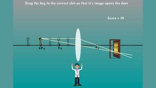 Concave and convex lenses game Screen 3