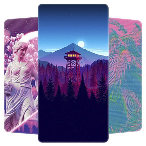 Vaporwave Aesthetic Wallpaper logo