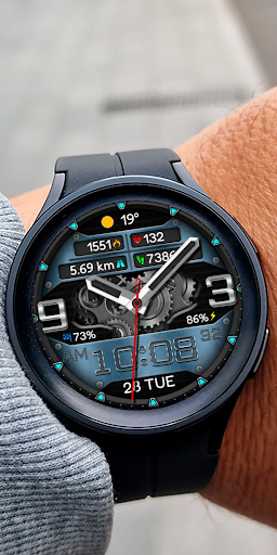 Hybrid CHEVAR URX93 Watch face screenshot 11