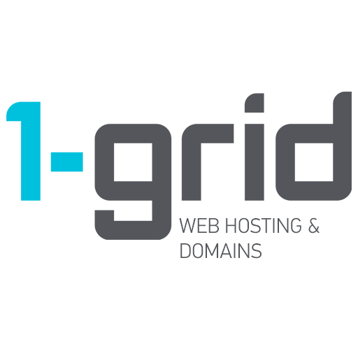 1-grid Web Hosting & Domains logo
