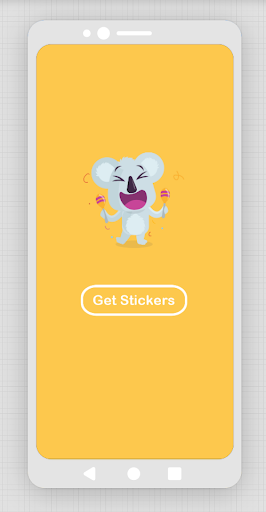 Android application WASticker - Stickers For Koala screenshort
