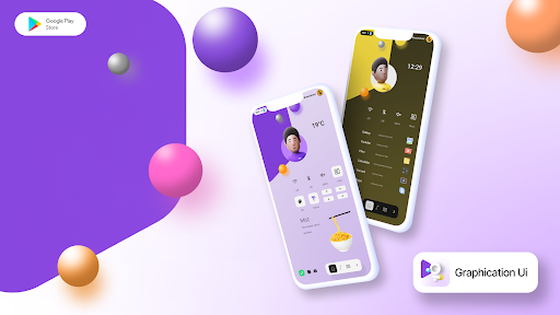 Android application Graphication UI for Klwp screenshort