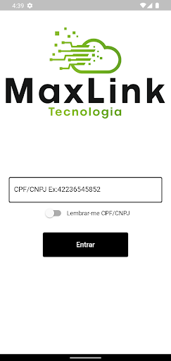 Android application MaxLink Tecnologia screenshort