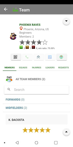 Soccer Alliances Screen 3