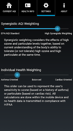 MyAQI Screen 2