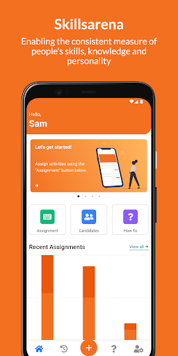 Android application Skillsarena screenshort