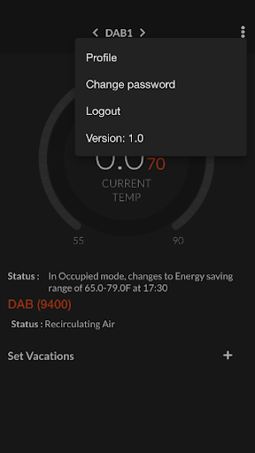 Occupant App 75F Screen 3