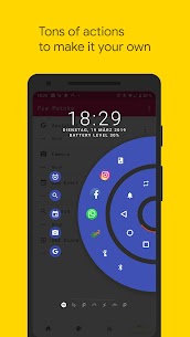 Pie Controls Gestures APK (Платная/Полная разблокирована) 3