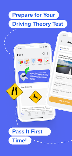 Android application Canada Driving License G1 Test screenshort
