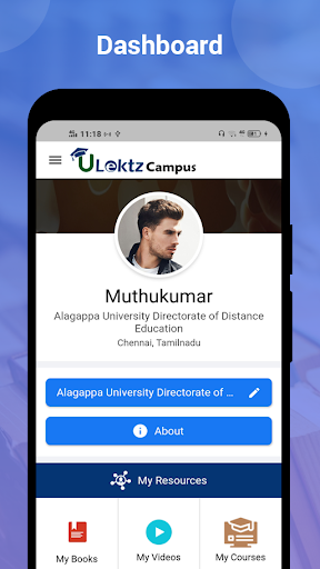Android application uLektz campus screenshort