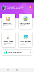 Screenshot 1 launcher Theme For Tecno Spark android