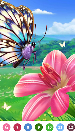 Game screenshot Butterfly Paint by Number Game apk download
