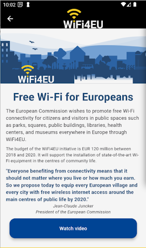 WiFi4EU map