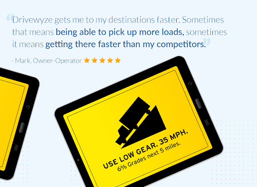 Drivewyze: Tools for Truckers screenshot