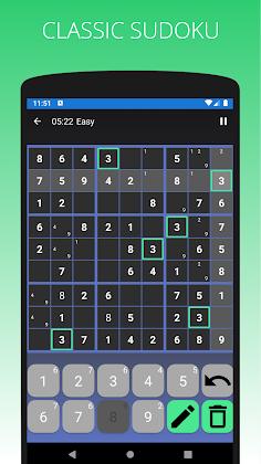 SUDOKU - Offline Sudoku Puzzle - Screenshot 1