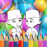 Learn Coloring Upin Ipin For Kids icon