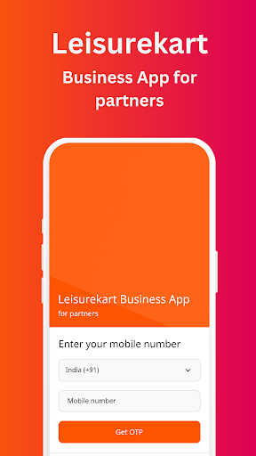 Android application Leisurekart Business screenshort