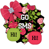 GO SMS THEME - Bow Glitz 2 icon