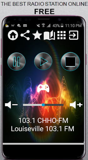 Android application 103.1 CHHO-FM Louiseville 103 screenshort
