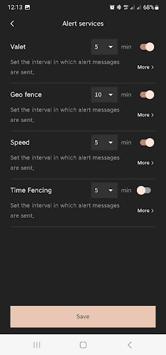 Genesis connected Services Screen 3