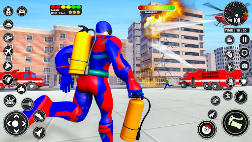 Flying Robot Superhero Games 1.27 screenshots 3