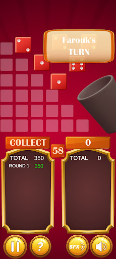 10000 Dice Game - Online Screen 2