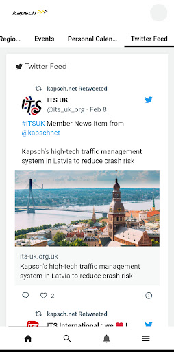 Kapsch Intranet Screen 2