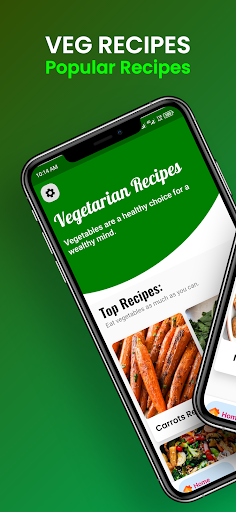 Android application Vegetarian Recipes Cookbook screenshort