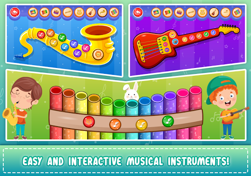 Kids Piano: Animal Sounds & musical Instruments screenshots 4