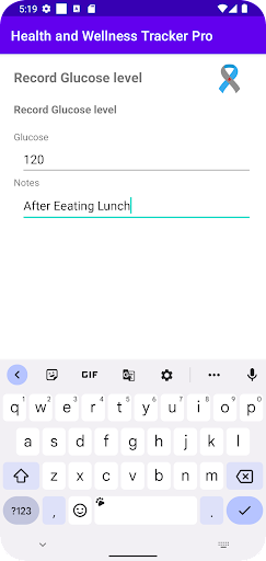Health & Wellness Tracker Pro Screen 3