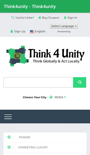 Think4Unity User App Screen 2