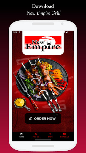 Android application New Empire Grill screenshort