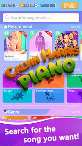 Calvin Harris dj Piano Tiles