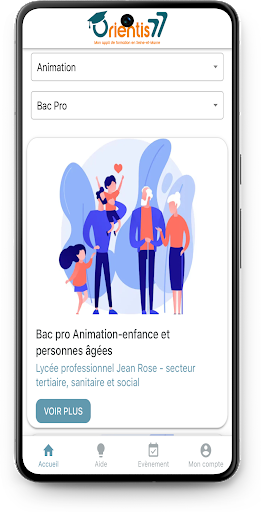 Android application Orientis77 screenshort