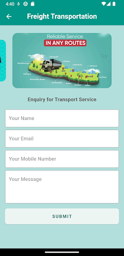 Agni Logistics Screen 2