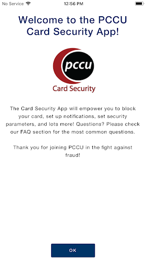 Android application PCCU Card Security screenshort