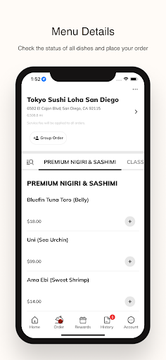 Tokyo Sushi Loha Screenshot 2 - AppWisp.com