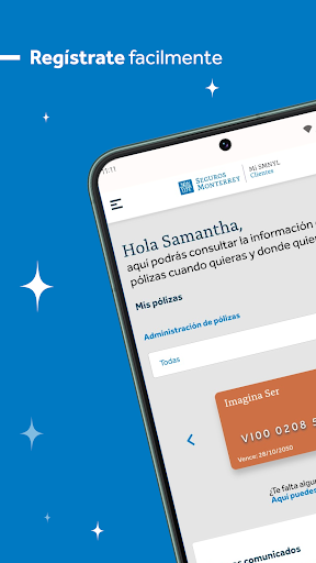 Android application Mi SMNYL Clientes screenshort
