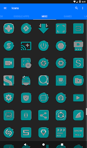 Cyan Icon Pack