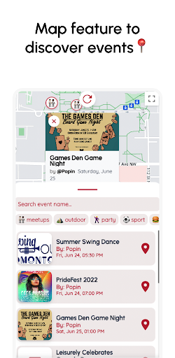 Popin - Find Student Events! Screen 2