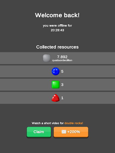 Rock Collector - Idle Clicker Game 2.0.5 screenshots 16