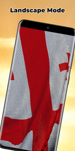 Georgia Flag Live Wallpaper Screen 3