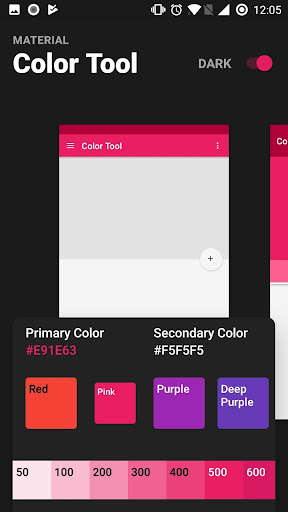 Material Color Tool Screen 2
