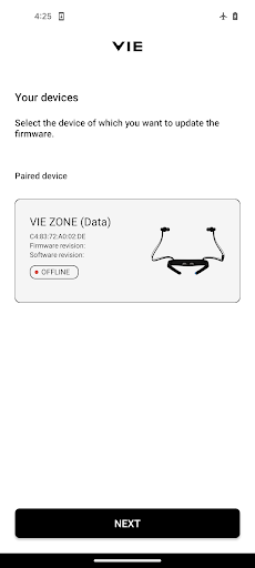 Vie Updater Screen 2
