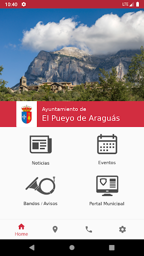 Android application Ayto de El Pueyo de Araguás screenshort